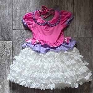 EUC-Only Little Once Daisy Duck Pink and Purple Kids Costume Dress
